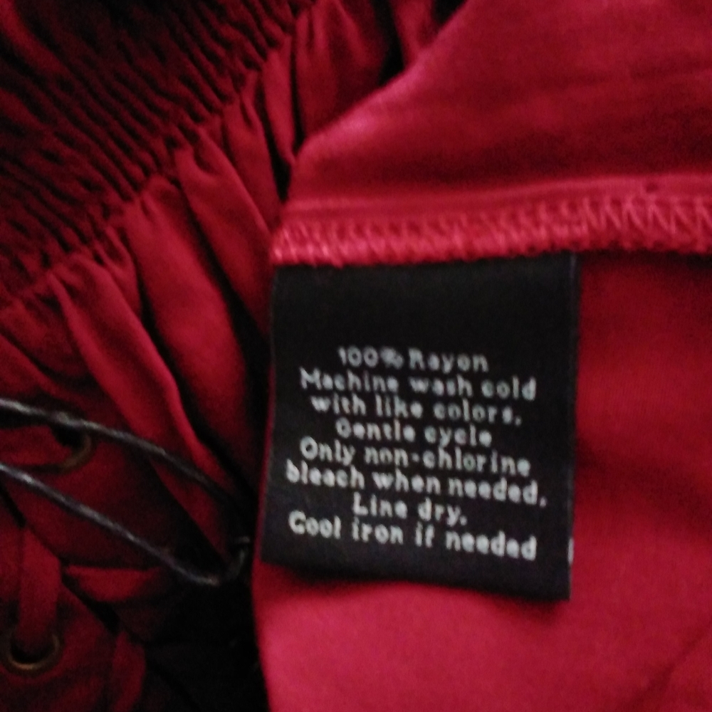 Rock & Republic Burgundy Shirt size M - Picture 5 of 7